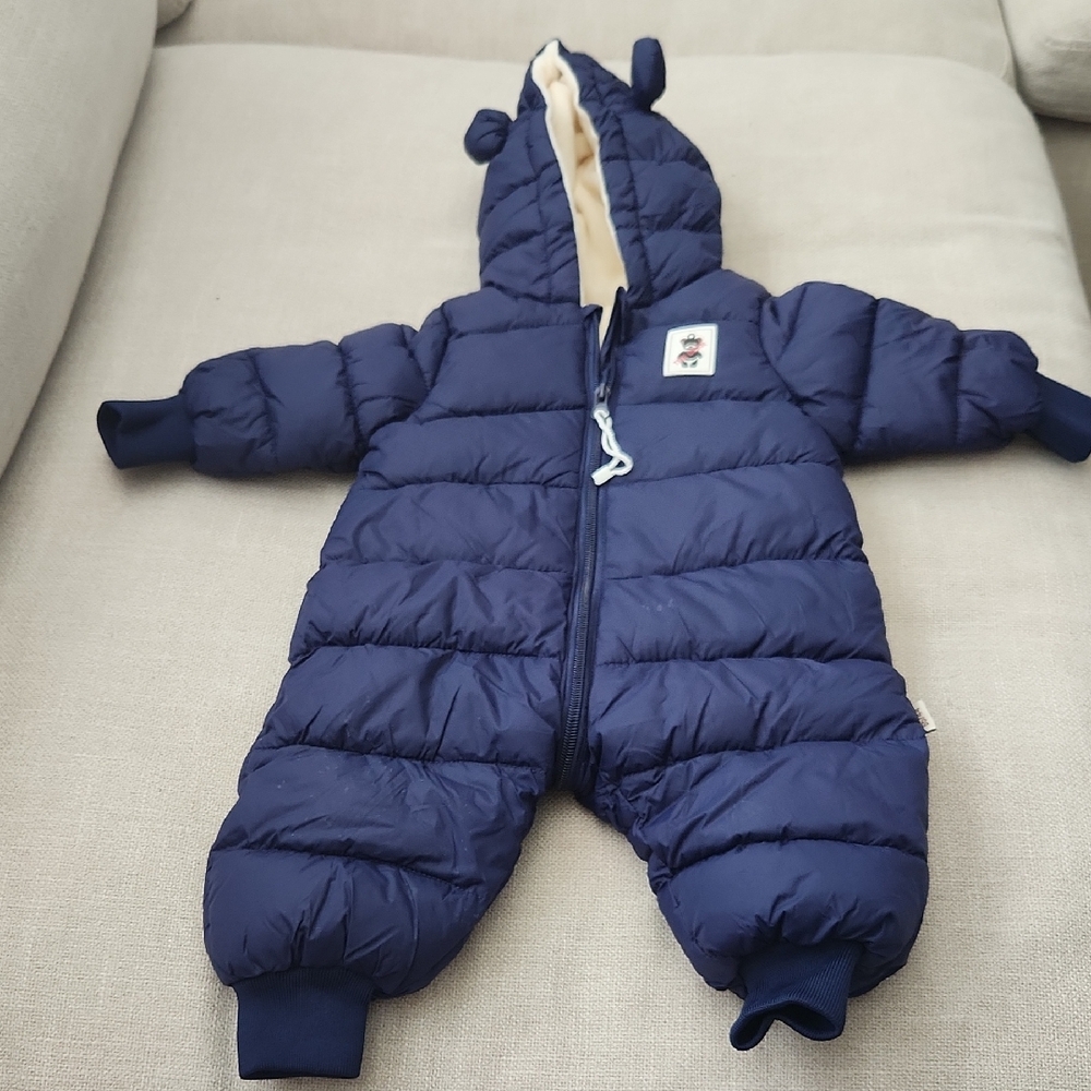 Amazon Navy Blue Kids Footie Onesie